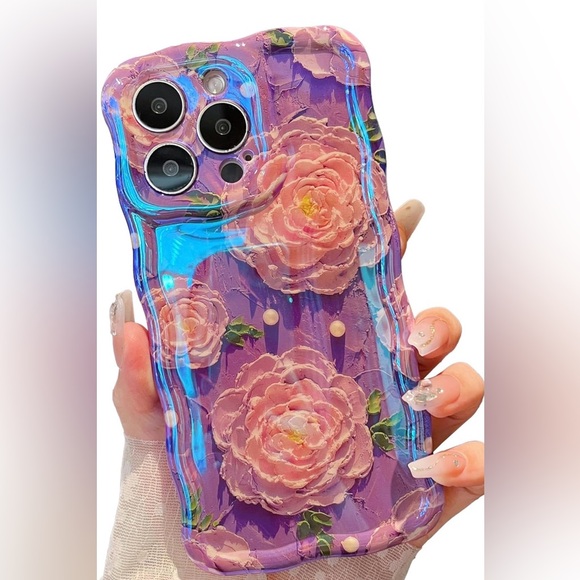 xizyo Other - Like new XIZYO Case for iPhone 14 Pro Max, Colorful Retro Oil Painting Flower